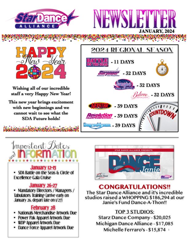 SDA Newsletter 1.2024